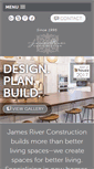 Mobile Screenshot of jamesriverconstruction.com
