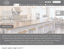 Tablet Screenshot of jamesriverconstruction.com